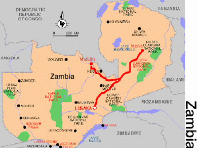 zambia maps
